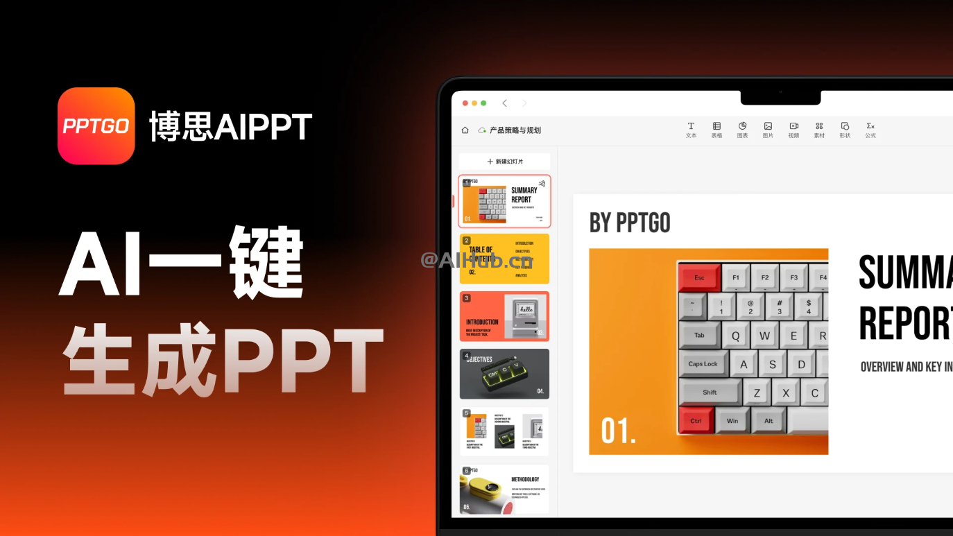 博思AIPPT的产品功能